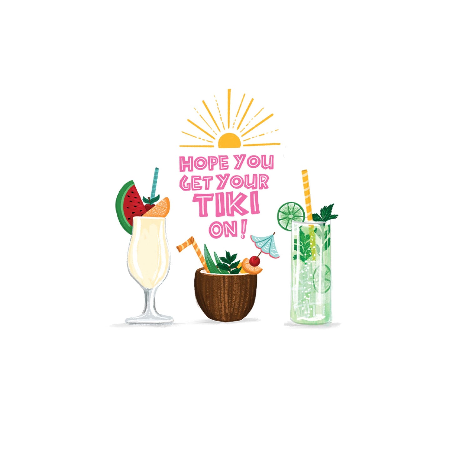 (6-PACK) Tiki Bar Birthday