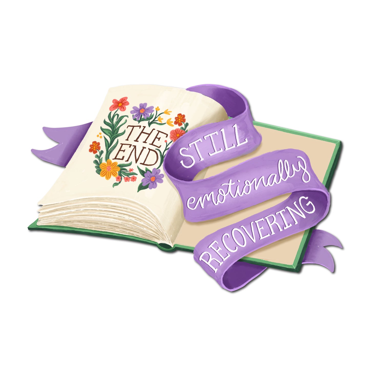 (6-Pack) "Still Emotionally Recovering" Sticker