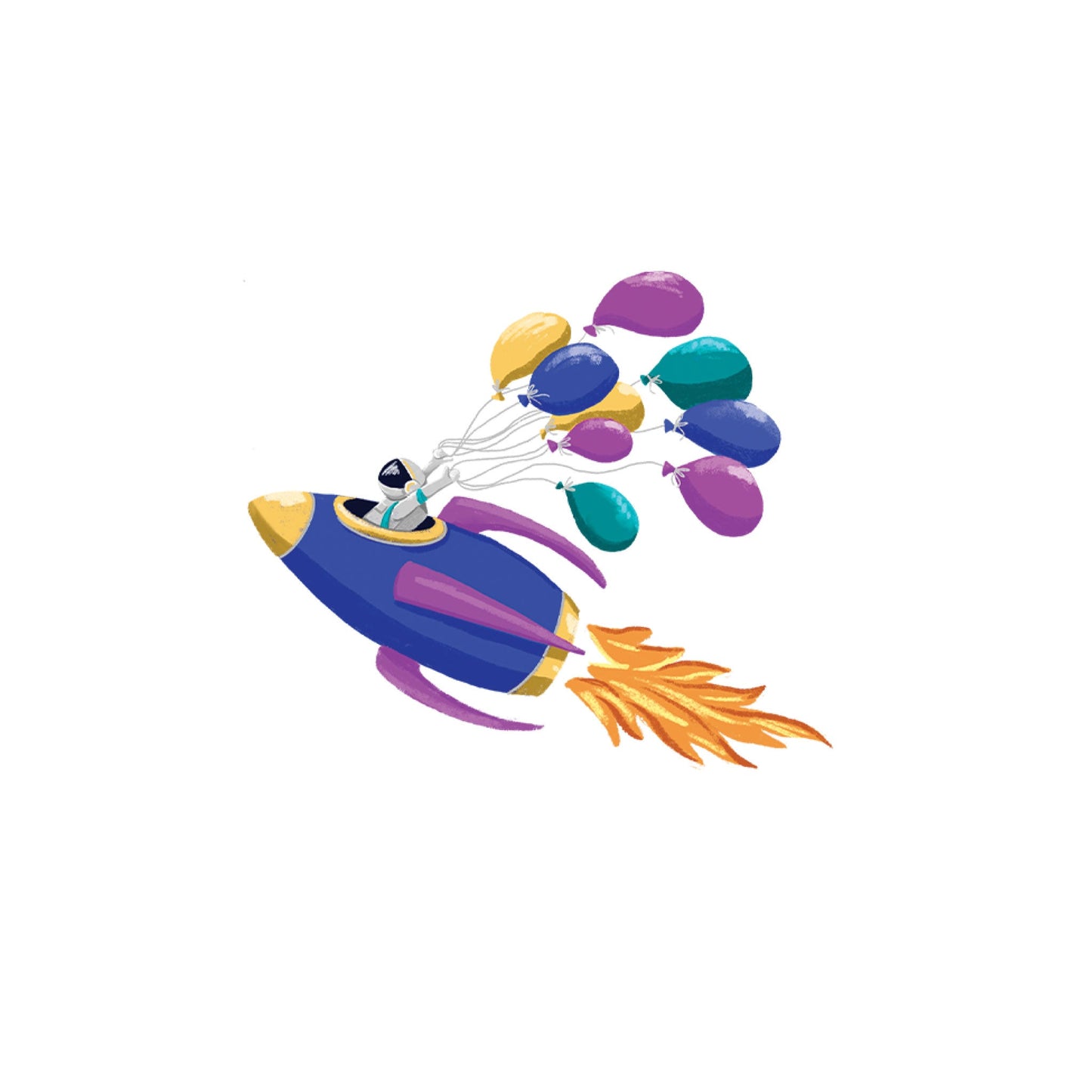 (6-PACK) Space Disco Birthday