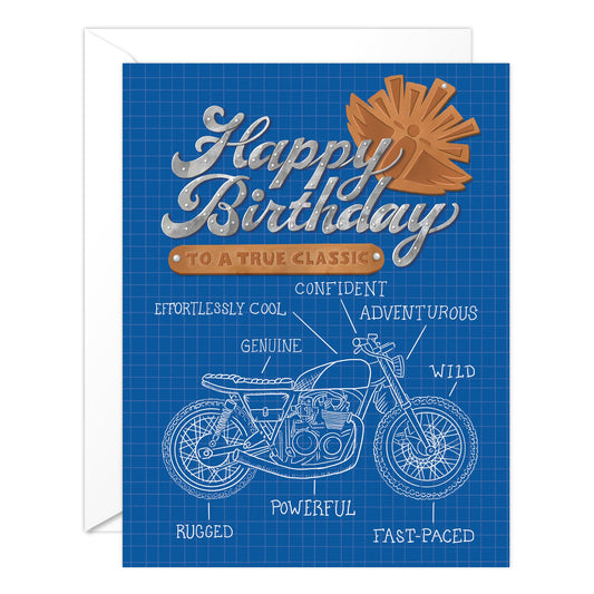 (6-PACK) Motorcycle Birthday