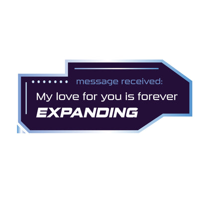 (6-Pack) Funny Love Card – Sci-Fi “You’ve Abducted My Heart” Romantic Card